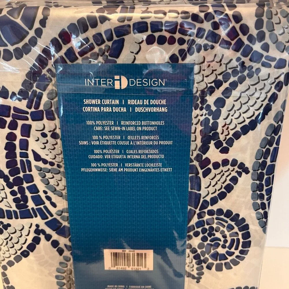 Interdesign 61321 Mosaic Vine Shower Curta…